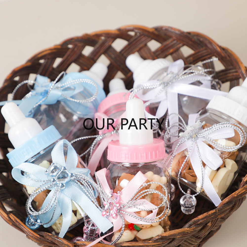 Botella de alimentación de plá - Party Games Baby Shower reseña y precio