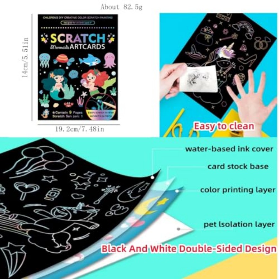 Juego de 3 Libros de Arte Mági - Book Party Games reseña y precio
