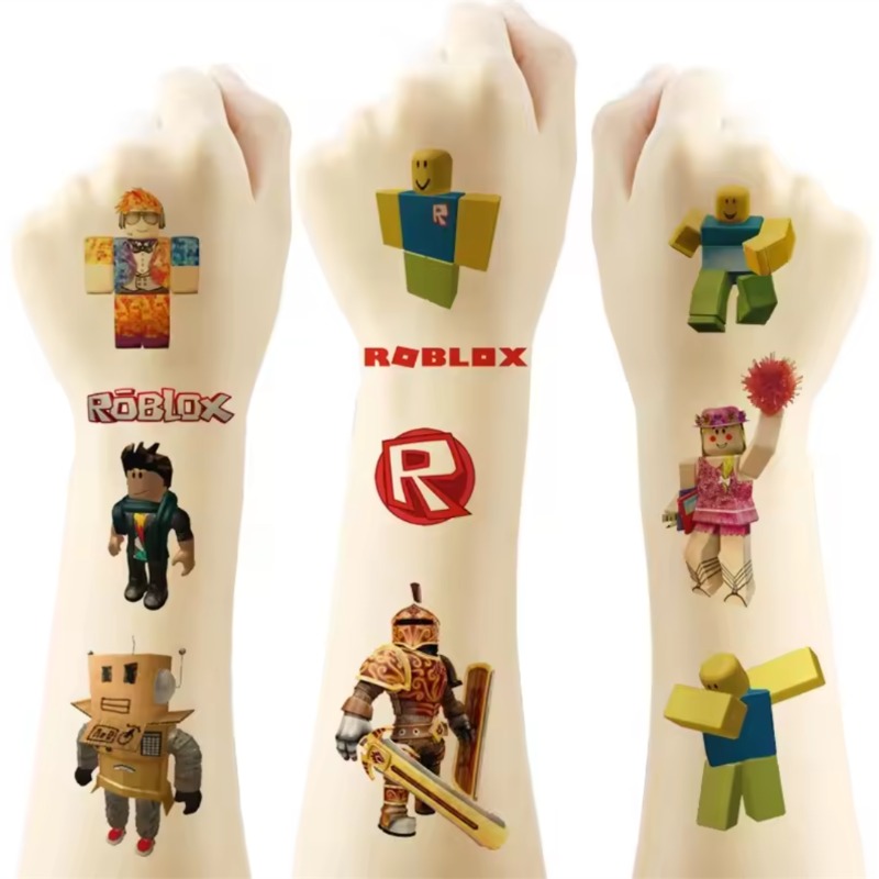 60 unids/set Roblox pegatinas  - Party Games In Roblox reseña y precio