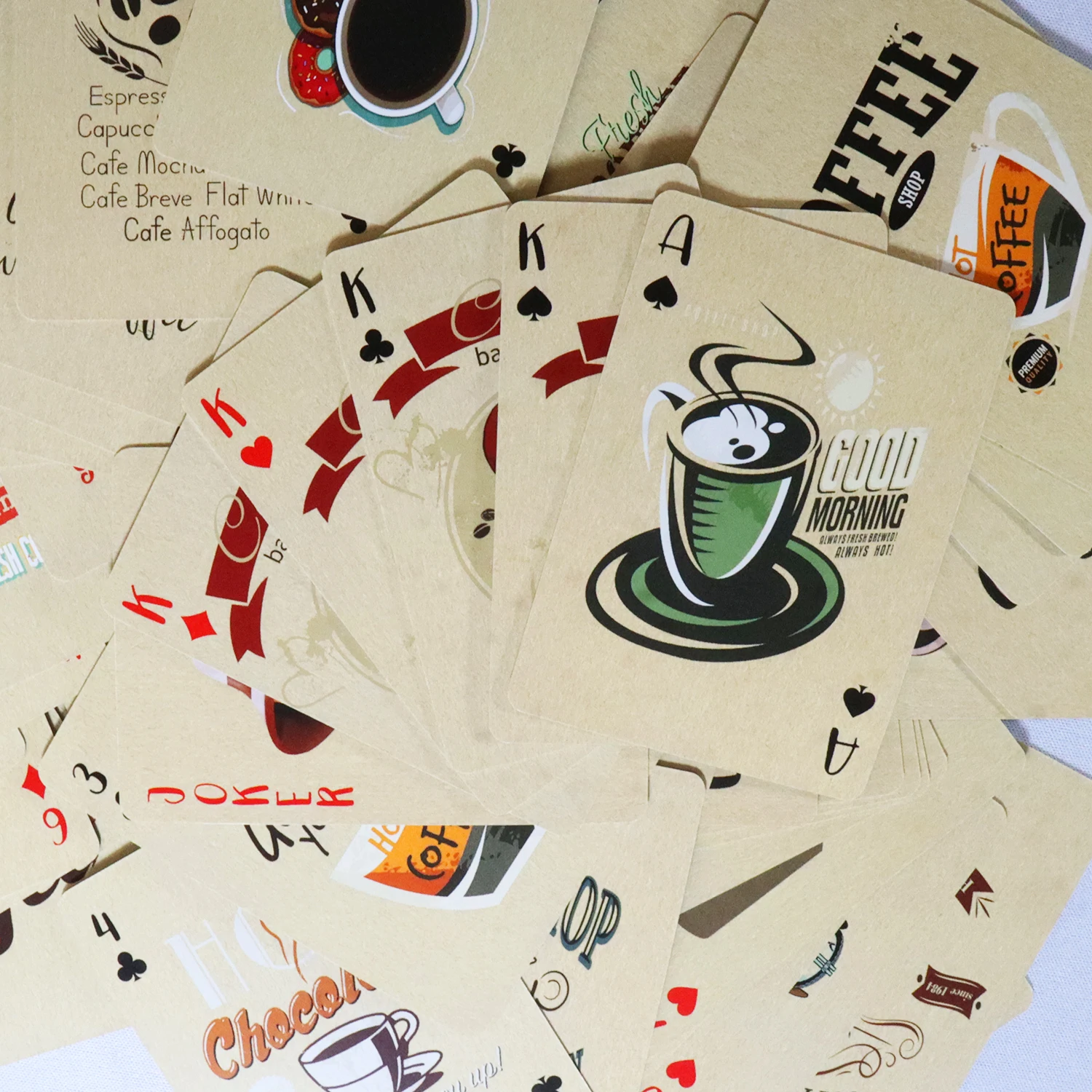 Naipes de papel para café, est - Book Party Games reseña y precio
