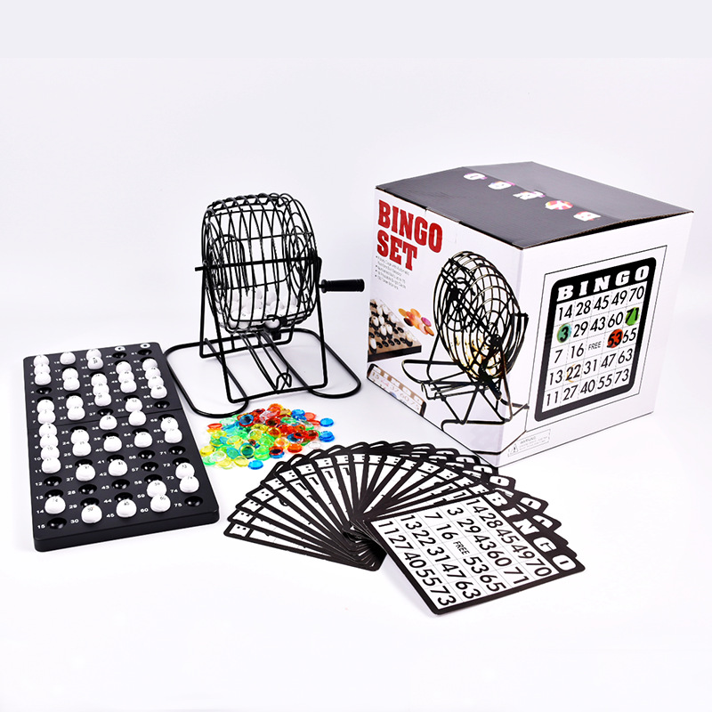 Máquina de lotería de Bingo, j - Party Games Large Groups reseña y precio
