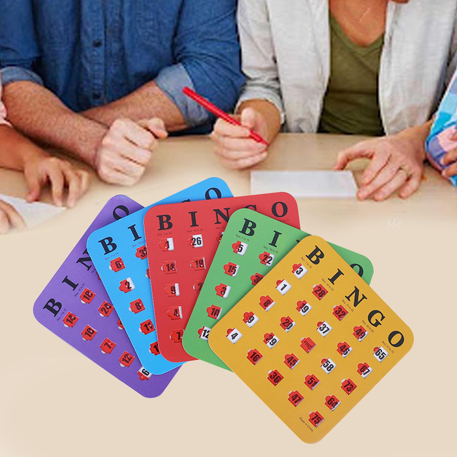 5 piezas de cartón de bingo co - Party Games Large Groups reseña y precio
