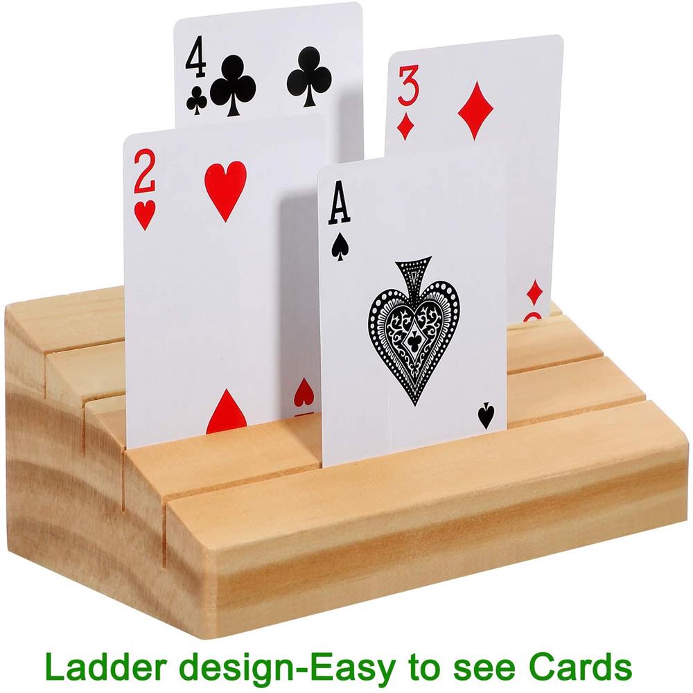Soporte para naipes de madera  - Book Party Games reseña y precio